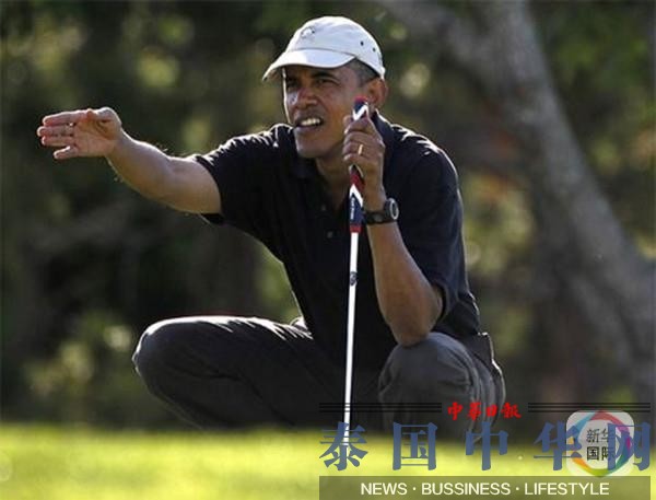 奥巴马休假最爱打高尔夫 打球超1100个小时