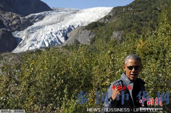 奥巴马将访北极小镇 徒步看正在消融的冰河(图)