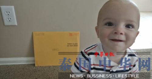 美国1岁宝宝收到白宫祝101岁生日信件(图)