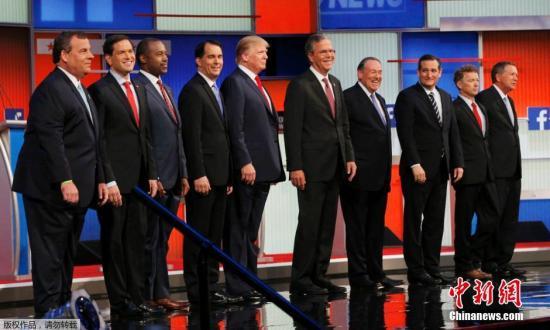 美国共和党将办第四场电视辩论 总统参选人斗法