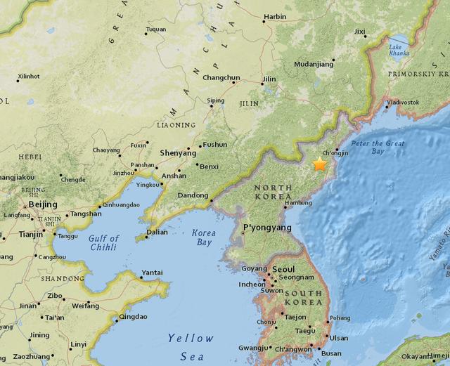 韩日表态称朝鲜可能正在实施核试验