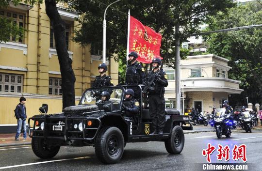 广州警方成立“羊城突击队”执行反恐任务