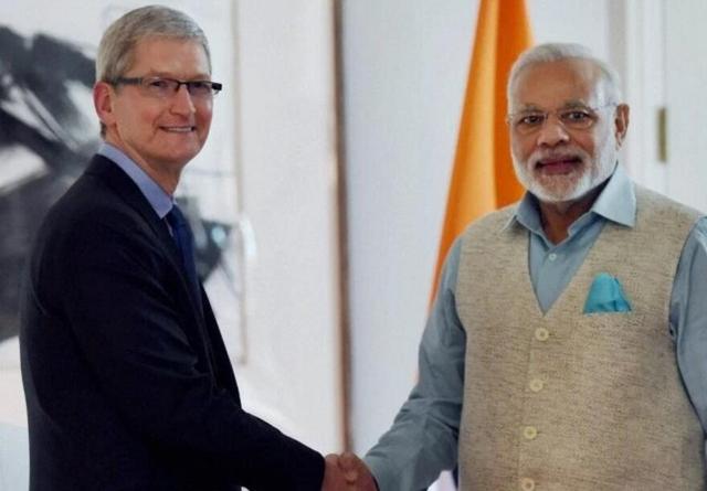 苹果CEO库克本周访问印度：近半印度人不知道这个品牌