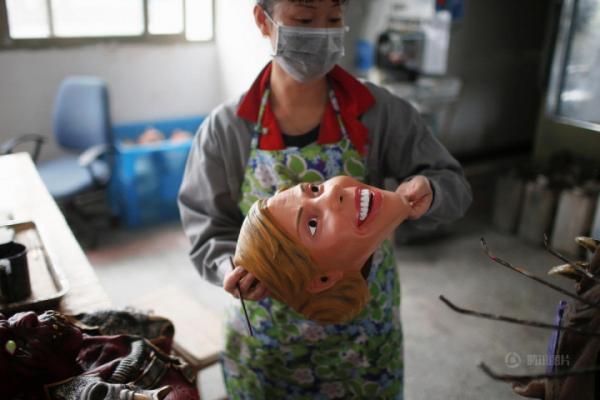 谁当美国总统？中国面具商人“押宝”特朗普