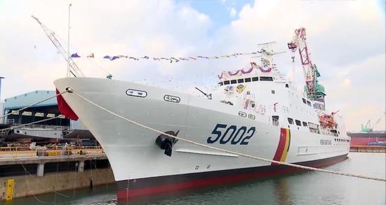 韩国最大海警船赴苏岩礁 打击中国“非法”渔船